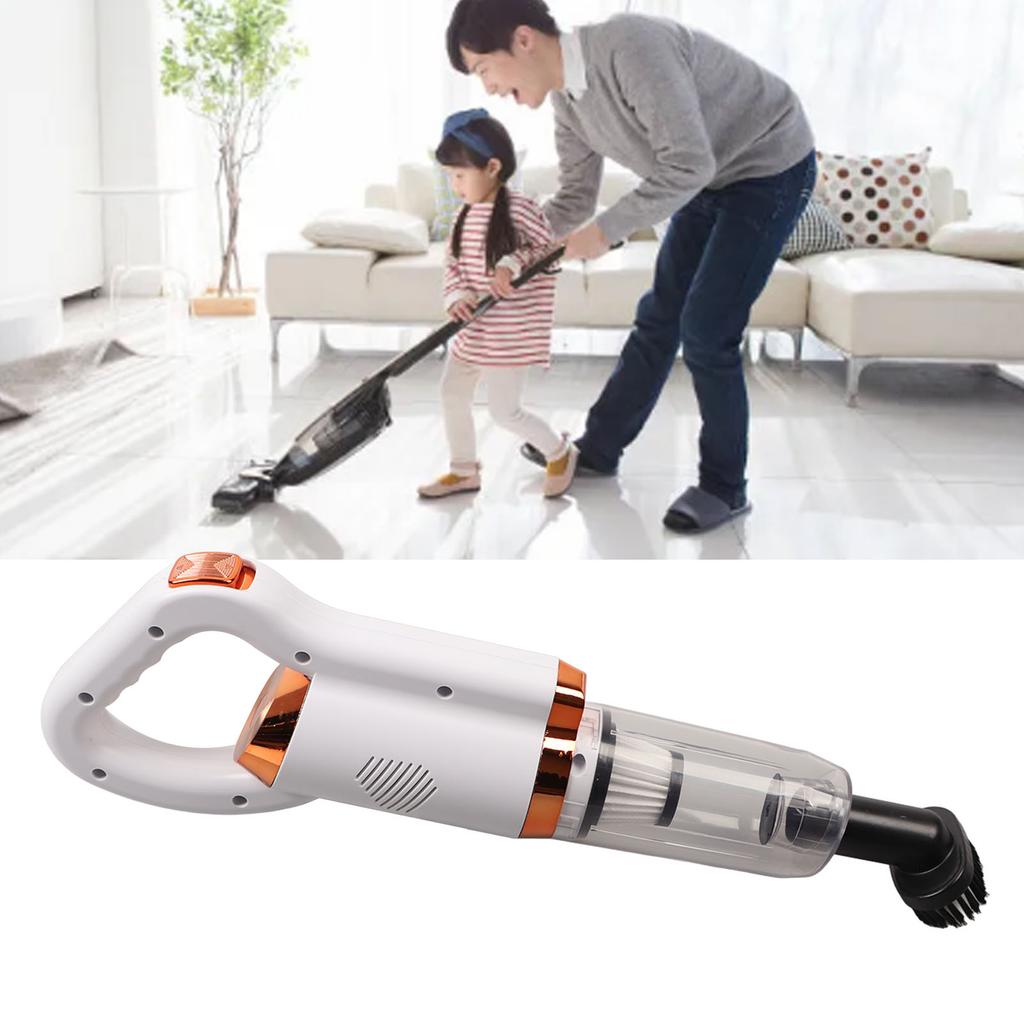 Kabelloser Staubsauger Leichter Stabstaubsauger mit 8500PA Starker Saugkraft 500ml Staubbehälter Handstaubsauger für Hartboden Teppich