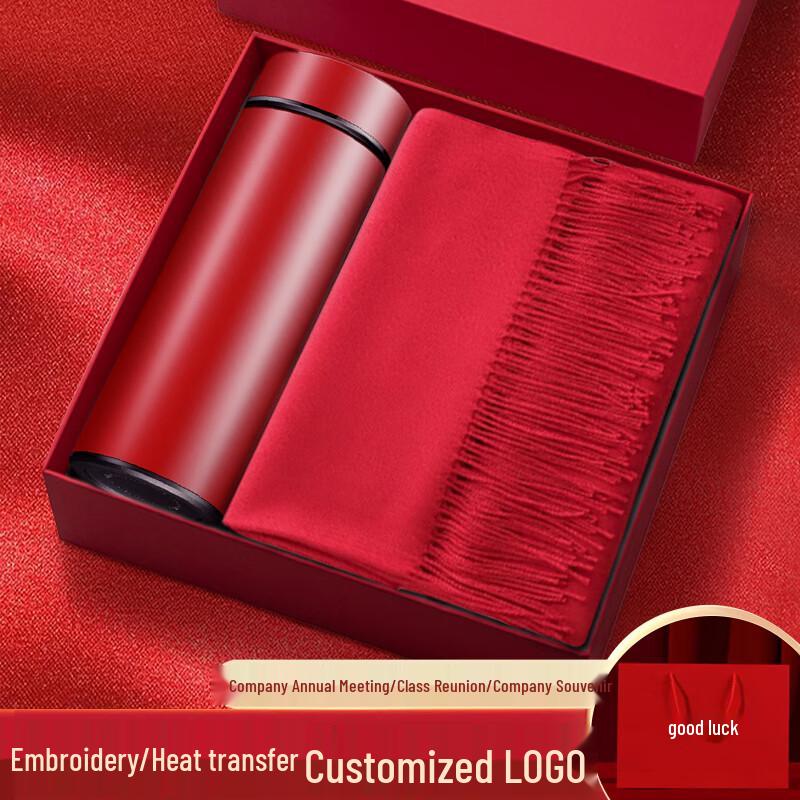 

Зимний шарф и термос подарочный набор