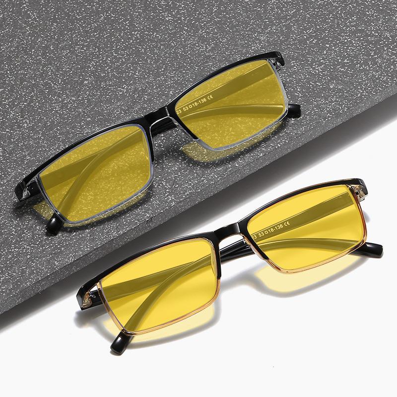Y023 Ultra-Light Anti-Blue Light Night Vision Sunglasses for Men - Ideal for E-sports, Mobile Viewing, Gaming, and Computer Use