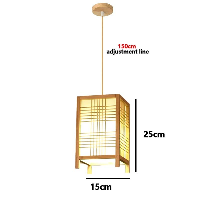 2025 New Bamboo Pendant Lamps Ceiling Lights Rattan Wicker Lustre Hand Knit Braiding Suspended Home Dining Braided Decor Hot
