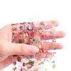 10Pcs/Pack Nail Foil Transfer Sticker Christmas Hallowmas Starry Sky Glitter Fingernail Art Stickers Tips Wraps Foil Transfer  Adhesive DIY Nail
