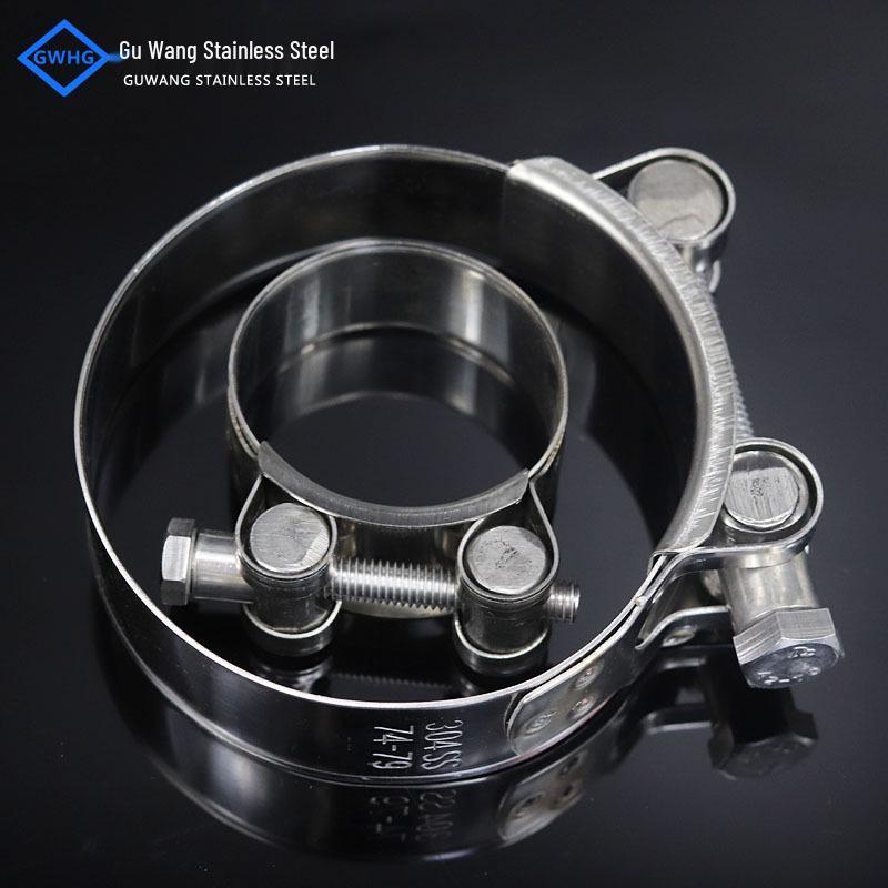 European Stainless Steel Hose Clamp - Reinforced, Strong 304/201 Steel, In Stock