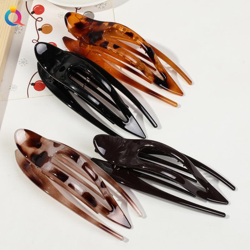 1Pcs Fashion Acrylic Hairpin Duckbill Hair Claw Crab Barrette Hair Clip For Women Ponytail Hairgrip Girls Hair Accessories