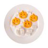 Plastic Clay Earring Cutter Halloween Pumpkin Soft Pottery Clay Cutter Hollow Earrings Cut Mold for Jewelry Making