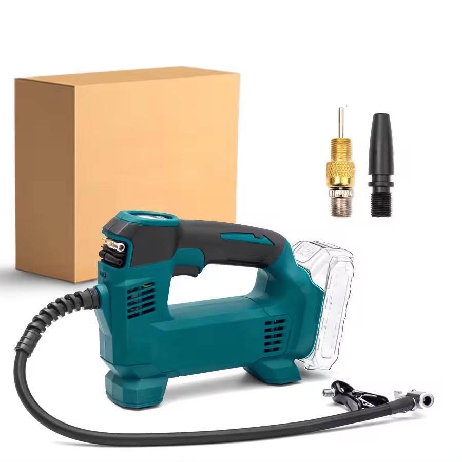 

Portable Wireless Electric Air Pump with Tire Pressure Display & Lithium Battery