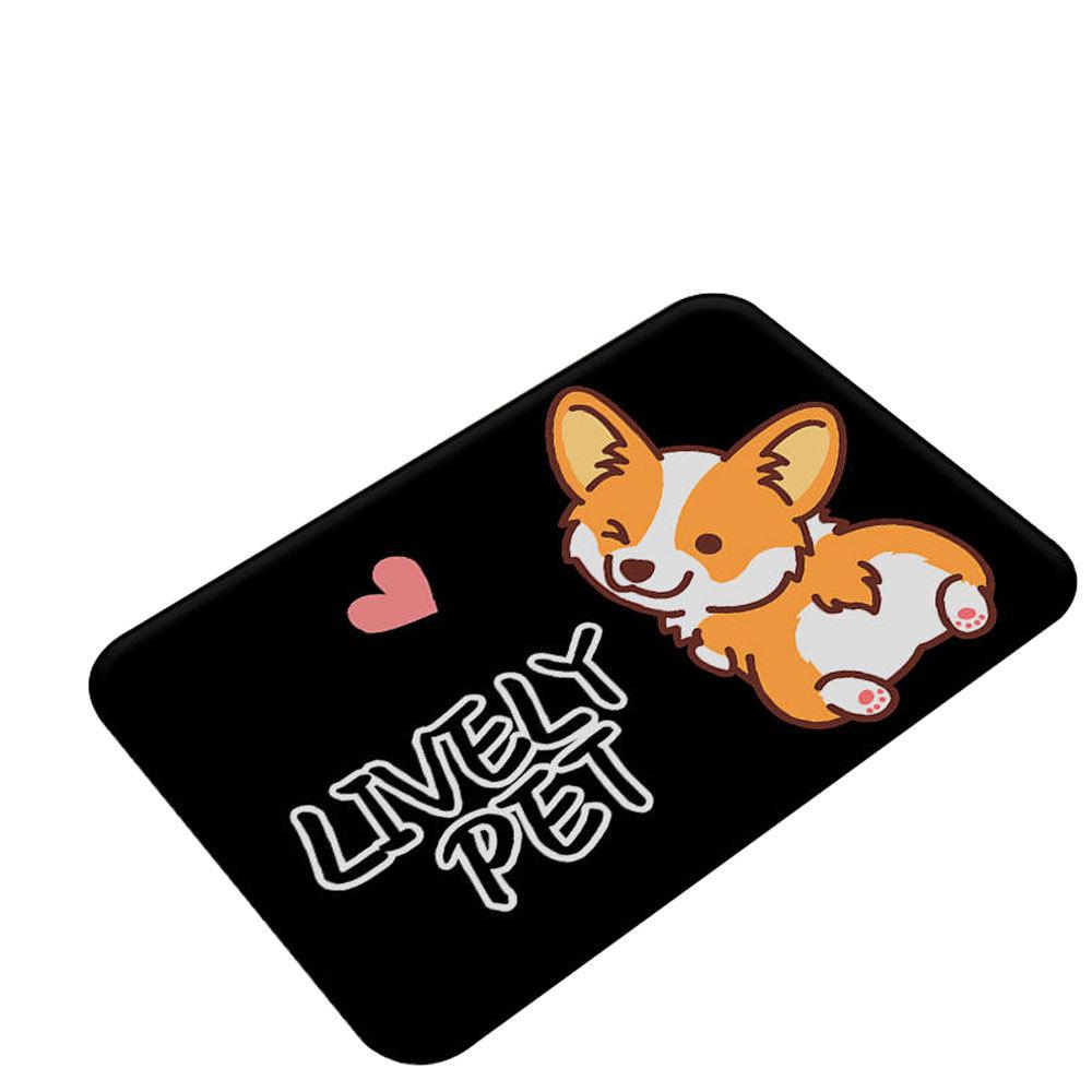 Cartoon Absorbent Bathroom Mat - Non-Slip Door Mat for Home & Toilets