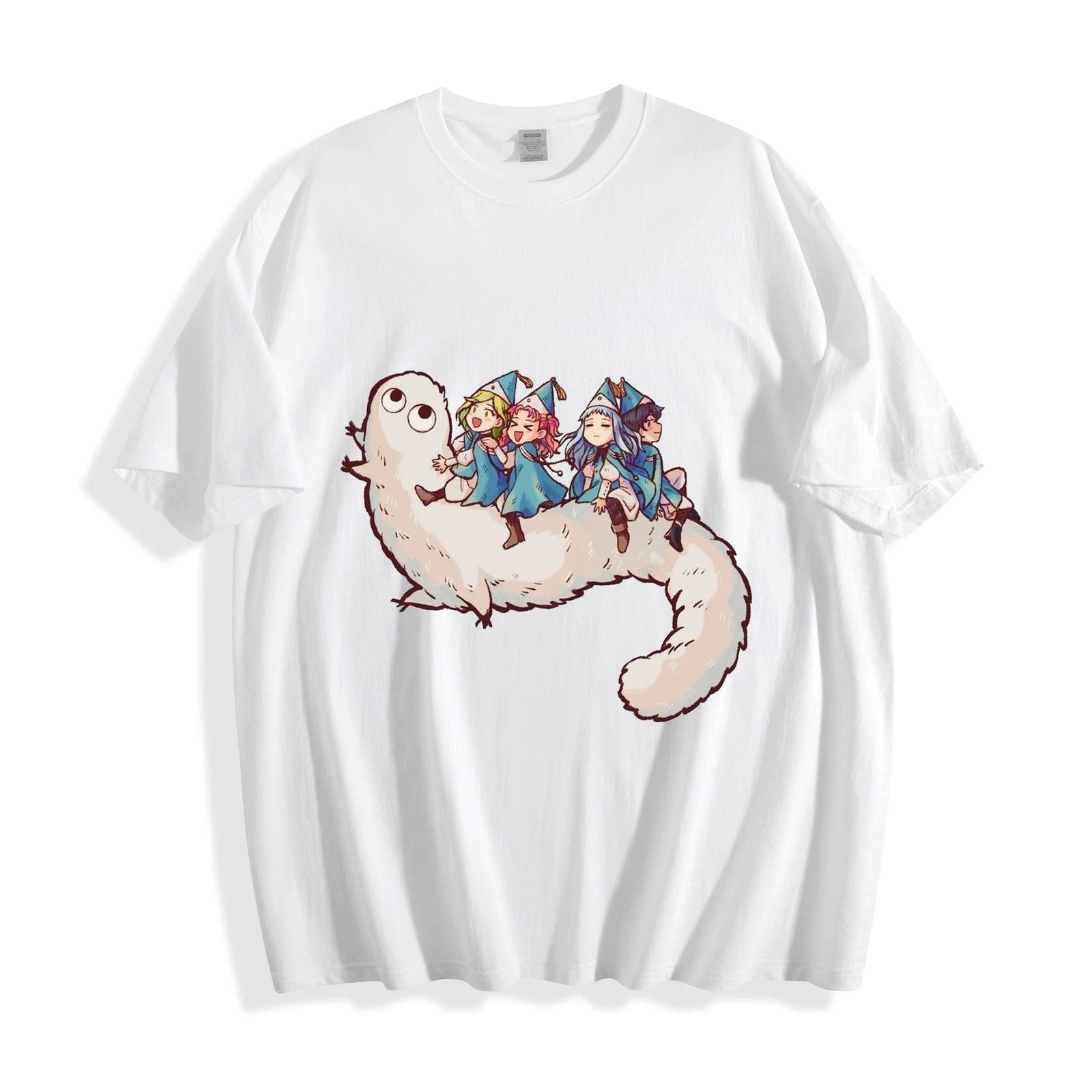 Atelier of Witch Hat Chibi Witches Ride T-Shirt-Cute Magical Brushbug Unisex Tee XL