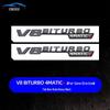 Mercedes E63S/C63S V8 Biturbo 4MATIC+ AMG Black Warrior Tail Badge Emblem Sticker