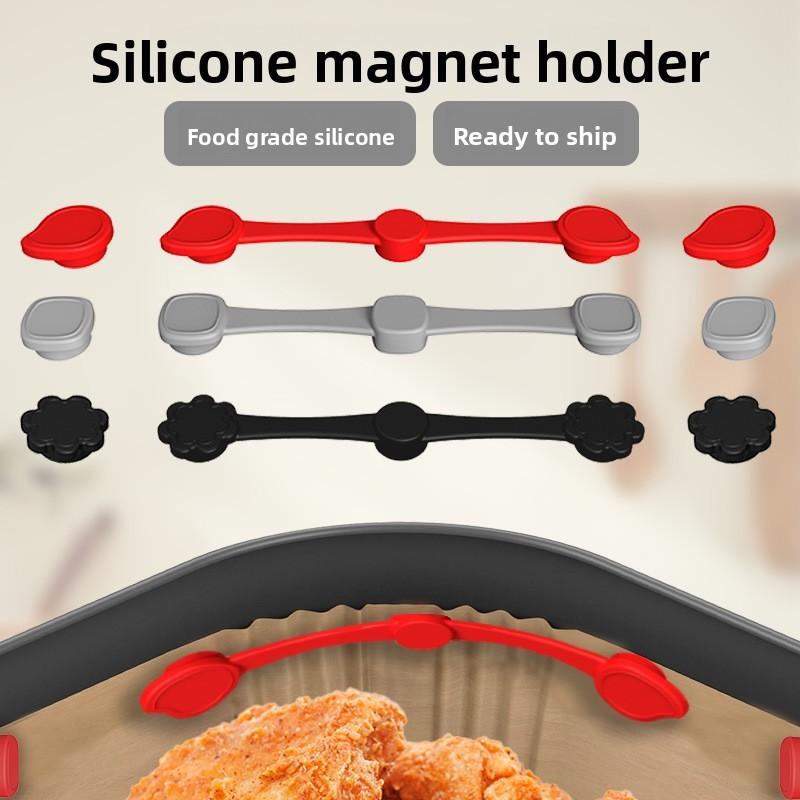 Silicone Air Fryer Magnet Clip For Kitchen Safety And Easy Cooking