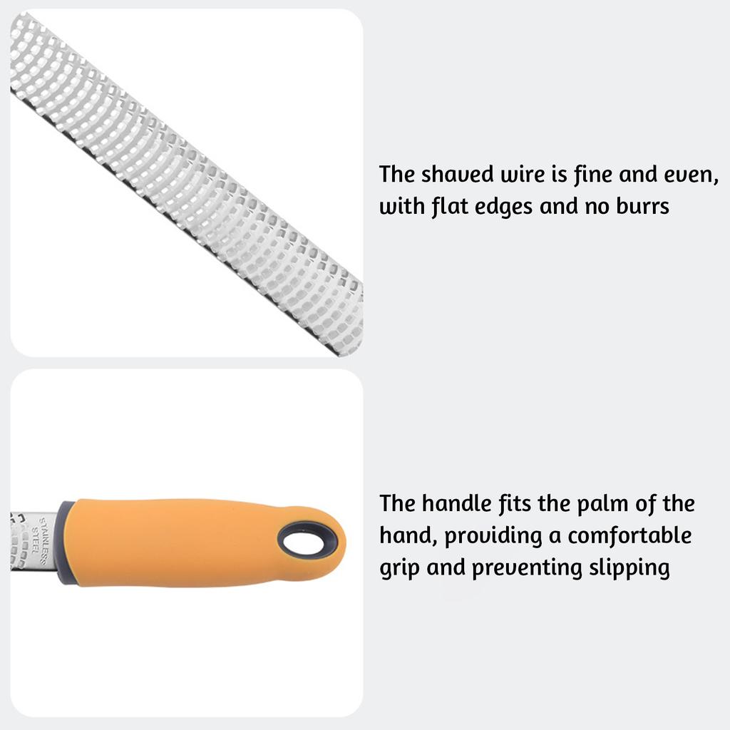 Stainless Steel Cheese Grater Manual Long Grater Peeler Multi-Purpose Choppable Fruit Lemon Chocolate Shredder Kitchen Gadgets