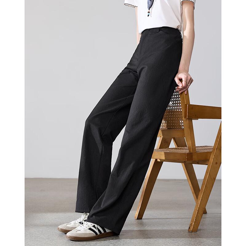 BETU Women's 2026 Spring High-Waist Straight-Leg Suit Pants