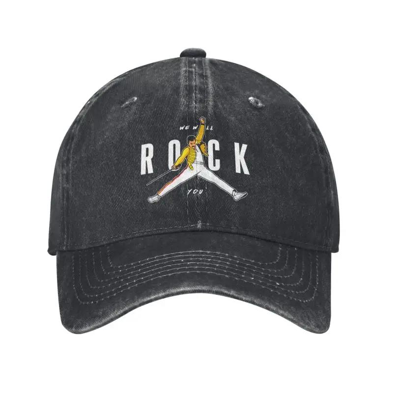 Yiran Dayang Hat Women's Custom Freddie Mercury Baseball Cap For Men Cotton Breathable Dad Hat Performance Snapback Hats Cm