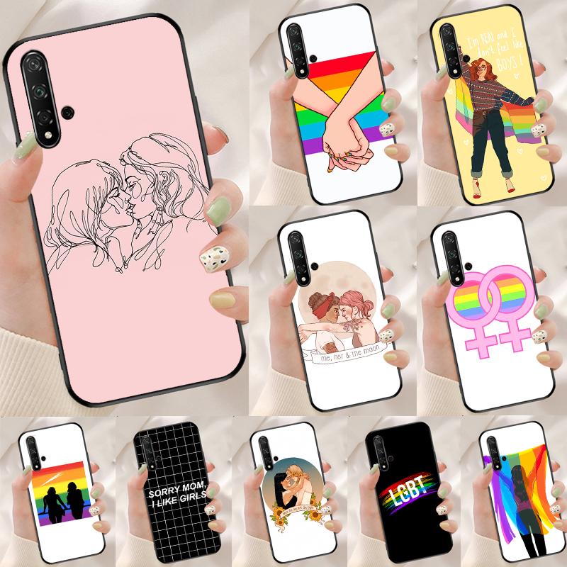 LGBT Gay Lesbian Pride For Huawei Nova 12i 12s 7i 8i 11i 9 10 SE Y90 Y60 Y70 Y72 Y61 Y91 P30 P40 Lite P60 Pro Case
