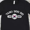 Personalized Tang Soo Do Black Belt T-Shirt, Custom Date Martial Arts Tee, Vintage Style Karate Tee, Gift for New Black Belts