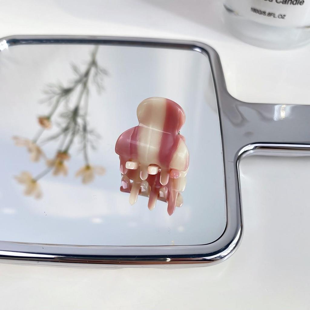 Korean Dopamine Mini Claw Clip: Cute Hair Accessories for Women & Children