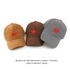 Spring Autumn Corduroy Hat Men's Hard Top Baseball Cap Five-Pointed Star Embroidered Cap Outdoor Sunscreen Hat for Women