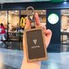 Compatible Card Key Case for Changan Deepal S7/S07/G318/LS03 with Metal Leather Buckle