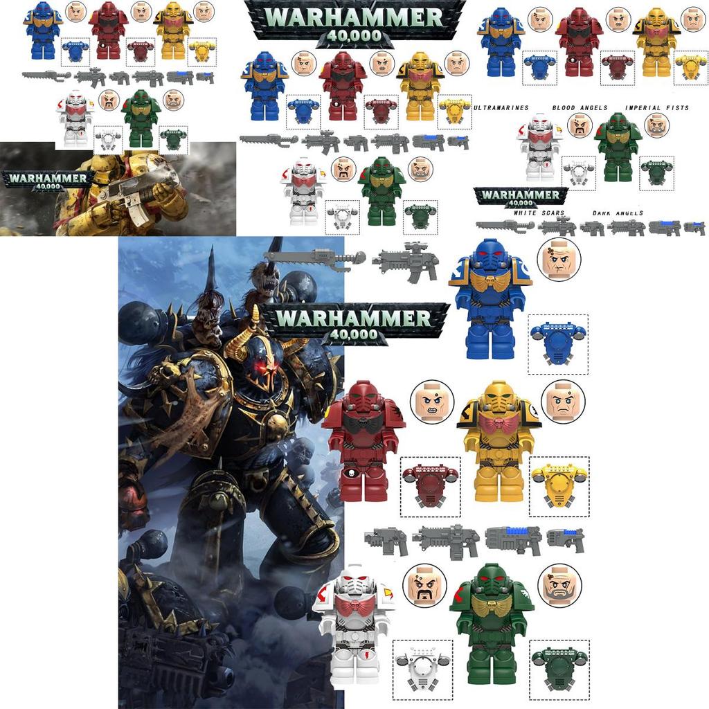 My601-605 Ultimate Warrior Empire Fist Children's Building Block Toy Set