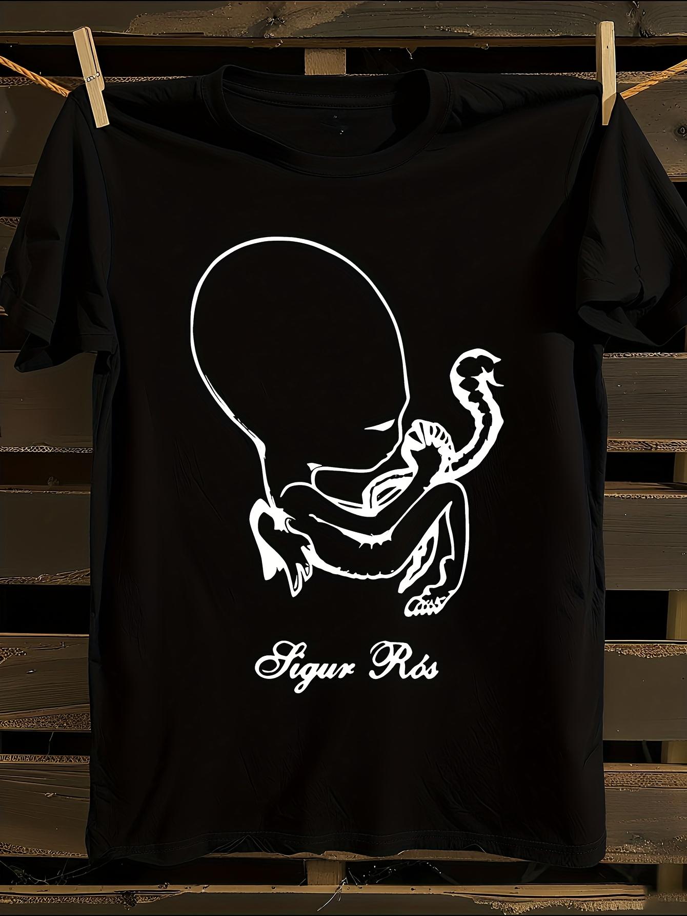 Sigur Ros Agaetis Heavy-Duty Weight T-Shirt Mens Tshirt Womens Tshirts with Letters Print Short Sleeves T-Shirt Casual Street Tee Shirt Top XL
