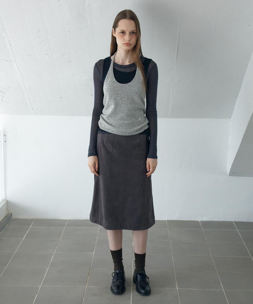 AHWE Halter Knit Vest_Grey