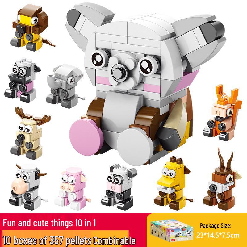 Xiaomingxing Bausteine - Kompatibel mit Lego, Pädagogisches Montagespielzeug mit kleinen Partikeln für Jungen