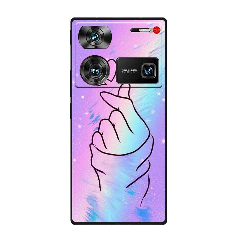 For ZTE nubia Z60 Ultra Case Silicone Luxury Space Soft Bumper for Nubia Z60 Ultra 5G NX721J Phone Cover TPU Funda Fashion Bag