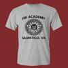 FBI Academy Quantico VA Men's Grey Size S-5XL