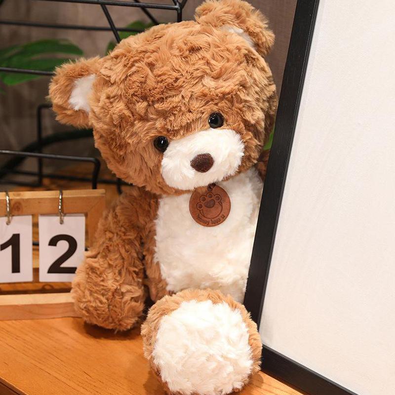 35Cm Cute Fluffy Fox Plush Toy Soft Cartoon Orange Foxes Stuffed Doll Baby Appease Children Birthday Gift