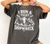 I Run A Tight Shipwreck Shirt and kids tshirt, Funny Sinking Ship Graphic Tee, Chaotic Humor T-Shirt and kids tshirt