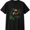 Botanical Macaw Mens Womens T-Shirt Bird Birdwatching Unisex Novelty Gift Tee