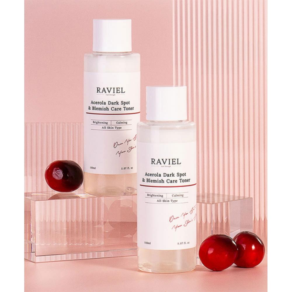 Raviel [2ea] ACerola Vitamin C Whitening radianCe hypoallergeniC Blemish Toner 150ml NONE