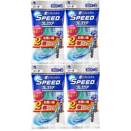 

Speedy Breath Care Instant Breath Refresher, Soda Mint, 30 Capsules, 2-Pack x 4 Sets