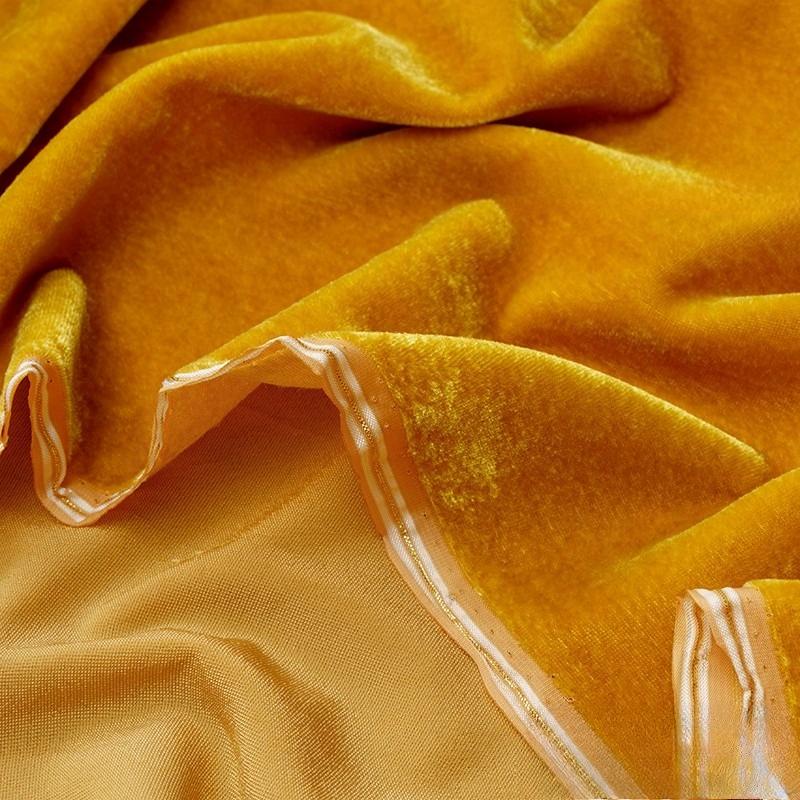 100x140cm Silk Velvet Fabric Solid Color Velvet Clothing Fabric for DIY Sewing Party Dress Cheongsam Designer Cloth