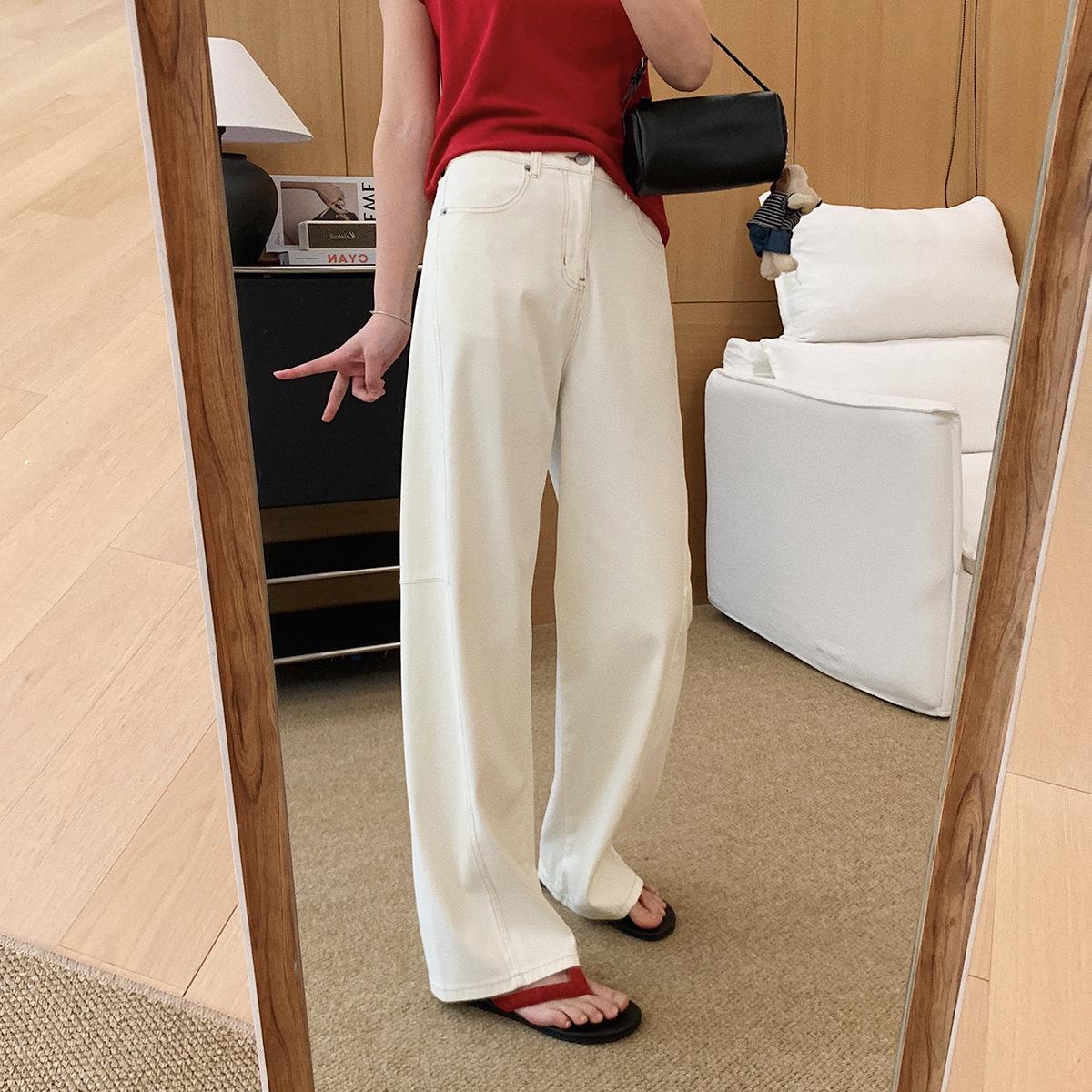 

Glacier Blue Cow Four-Way Stretch Enzyme Washed Wide Leg Jeans for Women Size 29