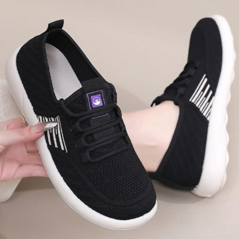 Damska moda wiosenna pasujące do wszystkiego pojedyncze buty damskie siateczkowe oddychające leniwe wygodne lekkie odporne na zużycie buty damskie