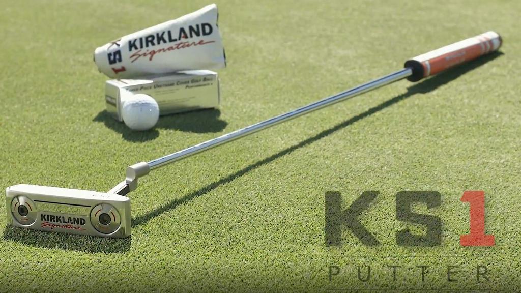 Kirkland Signature Kirkland Signature KS1 Golf Putter KS1 Golf Putter Club with Headcover Silver 1010mm x 240mm x 90mm