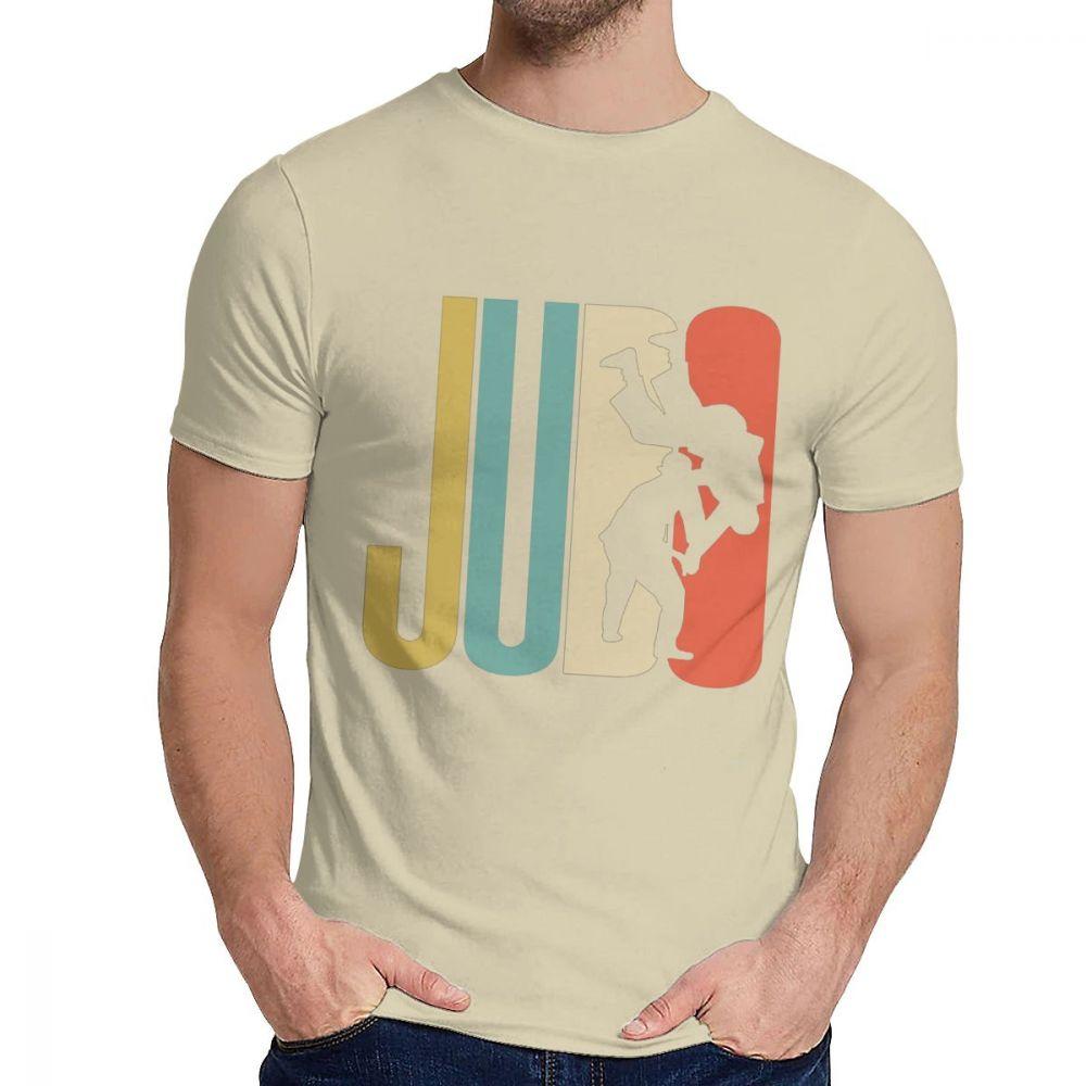 Judo Japansk kampsport T-shirt Mode Rundhalsad Nördig Unisex Bomull Stor Storlek T-shirt