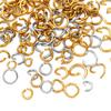 Gold-Plated Stainless Steel Jump Rings for Jewelry Making (3-10mm)