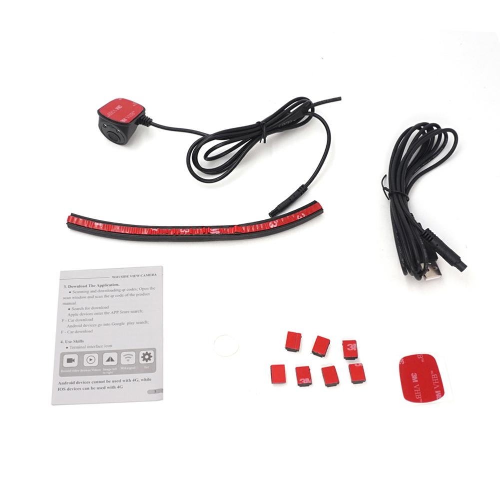 

Wifi Автомобильная Беспроводная Камера Заднего Вида HD Широкоугольная Камера Ночного Видения Видеокамера Задний / Передний Вид Камера Заднего Хода Аксессуары чёрный