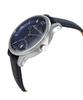 Mathey-Tissot Edmond Limited Edition Automatic 3D Leather Strap Blue Dial AC1886ABU Men's Watch