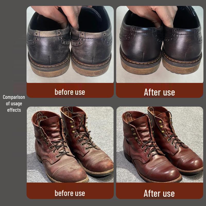 Leather Care Maintenance Oil for Cleaning and Stain Removal on Genuine Leather Clothing, Bags, Goods, and Sofas