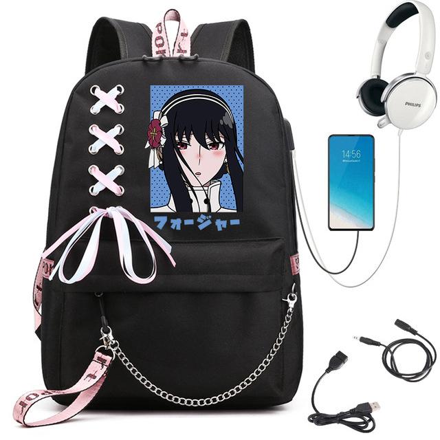 Spy Play House Anime Student School Bag Teen Girl Adult Backpack