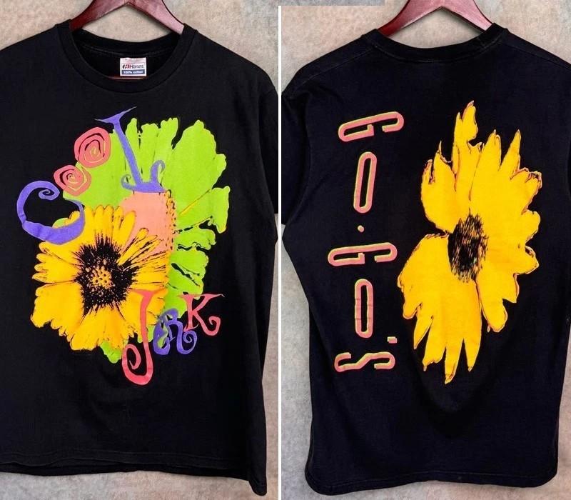 VTG 1981 The Go Go#039s Concert Tour T Shirt Cool Jerk 2 sided tee L