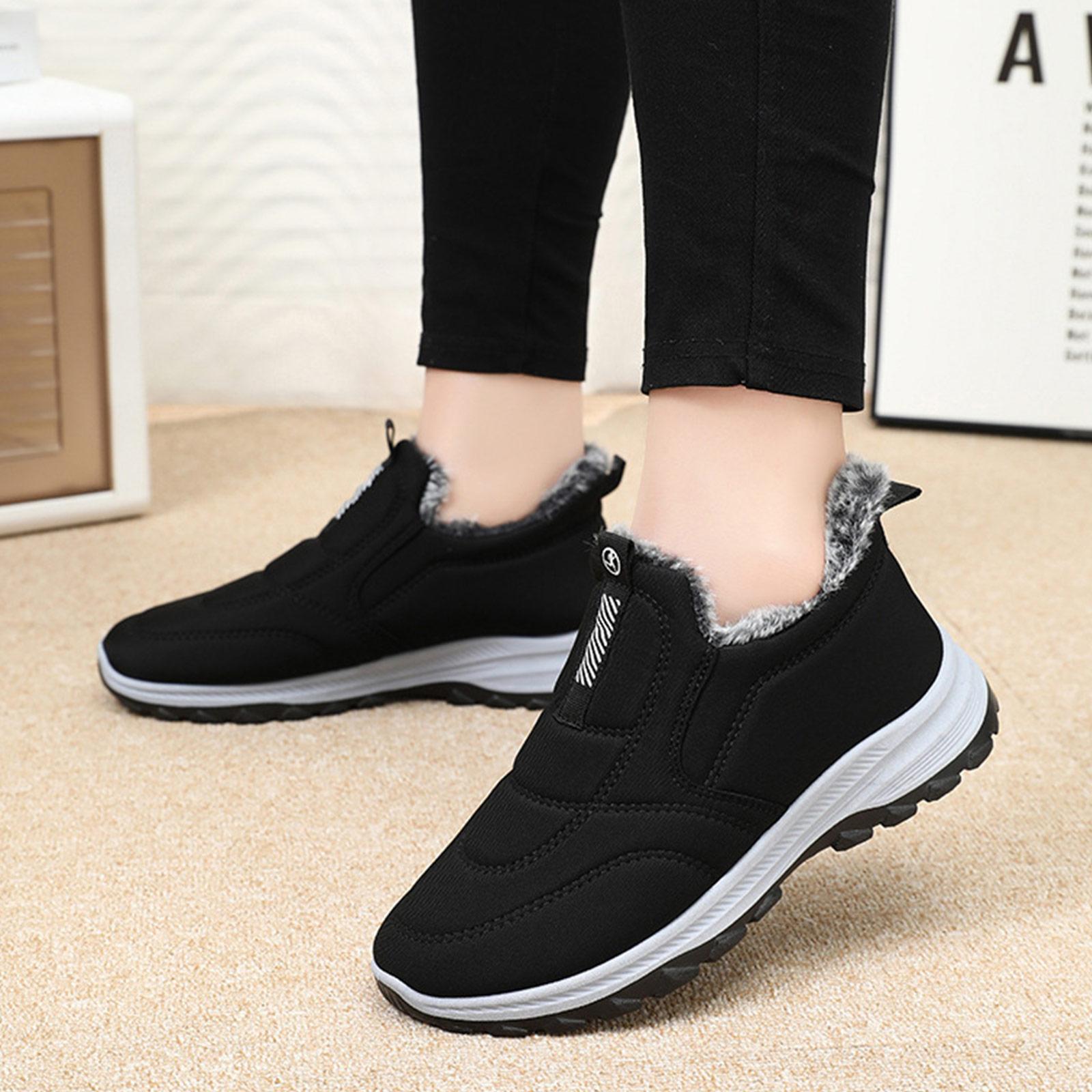 Women s Warm Fall And Winter Boots Color Casual And Stylish Women s Boots 40 чёрный