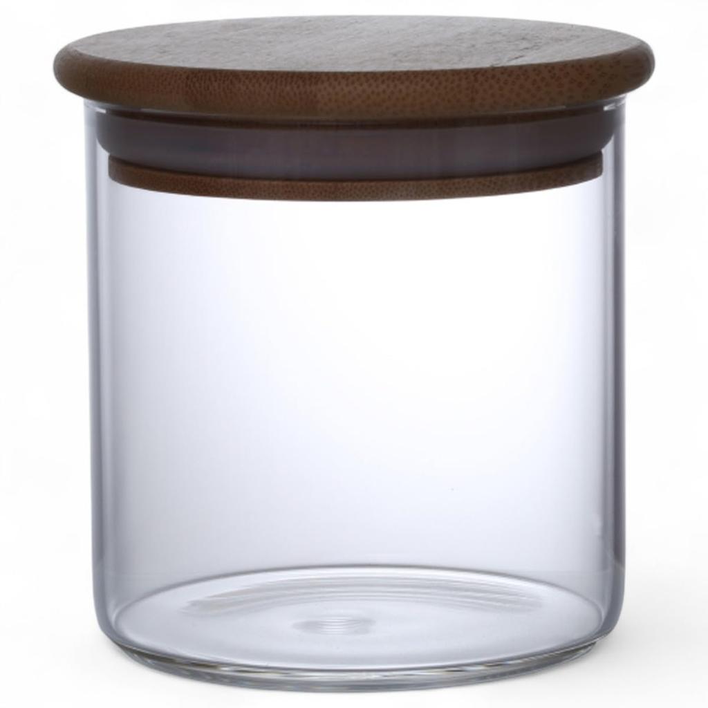 Mizukage Pickling Glass X Basic Storage Current Model J-kitchens Container/Heat-Resistant Canister, 9.5cm 9.5cm, 530cc, Container,