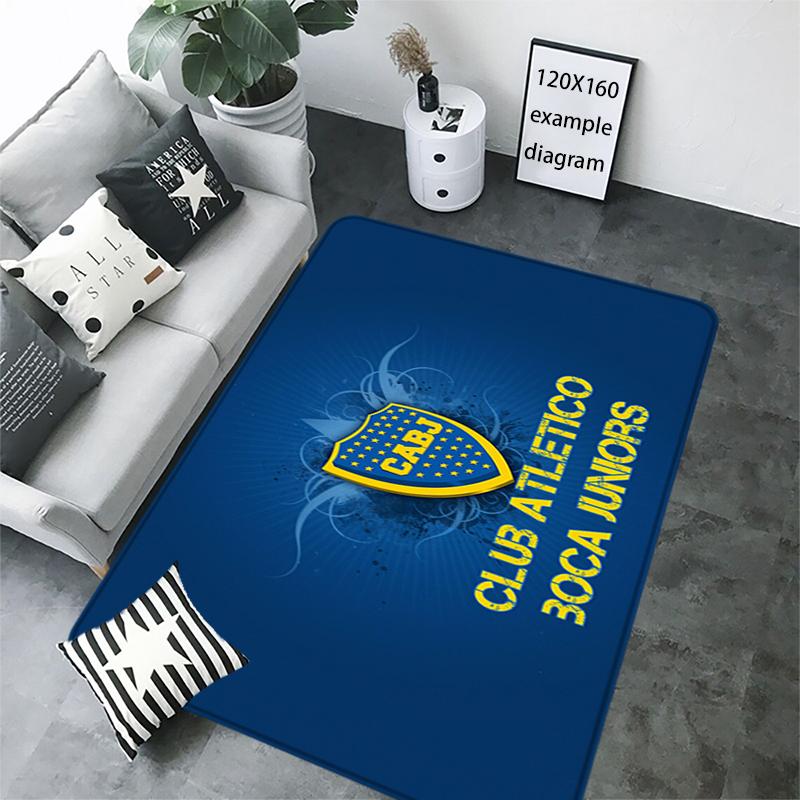 Doormat Flannel Floor Mat Indoor Foot Rug Prayer Bedside Mats Atléticos Bocas Juniors Kitchen Corridor Carpet Soft Balcony Decor