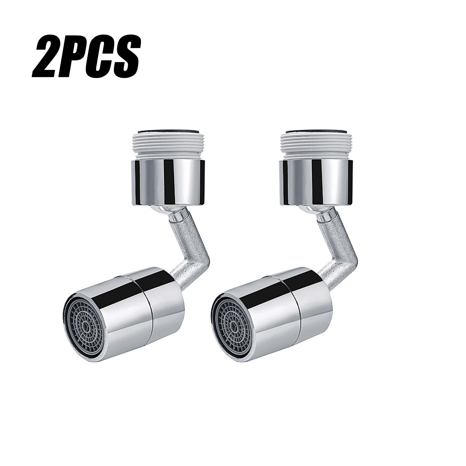 

1-10PCS 720° Rotating Kitchen Faucet Aerator Universal Anti Splash Spray Nozzle Extender Adapter Water Saving Diverter