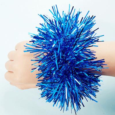 2Pcs Apply To Sports Game Pompoms 7 Styles Cheering Flower Ball Performance Dance Wrist Flower Sports Games Bracelet