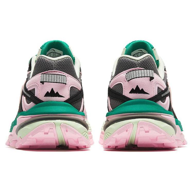 New Anta Walker Durable Breathable Low Top Running Shoes Women's Black Pink 122418890-5