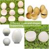 Fake Eggs Unpainted Craft Easter Paper Eggs Blank Adorable DIY Easter Eggs Simulated Decorative Paper Pulp Egg Party Favors